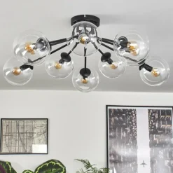 Gastor Plafonnier 83 cm Clair, 10 lumières