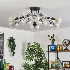 Gastor Plafonnier 91 cm Clair, 12 lumières