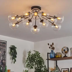 Gastor Plafonnier 91 cm Clair, 12 lumières