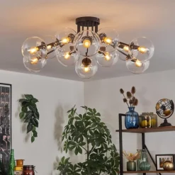 Gastor Plafonnier 91 cm Clair, 12 lumières