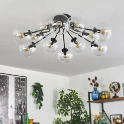 Gastor Plafonnier 91 cm Clair, 12 lumières