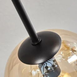 Gastor Plafonnier Ambre, Clair, 12 lumières