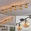 Gastor Plafonnier, Boule lumineuse Ambre, 6 lumières