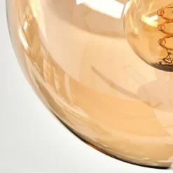 Gastor Plafonnier, Boule lumineuse Ambre, 6 lumières