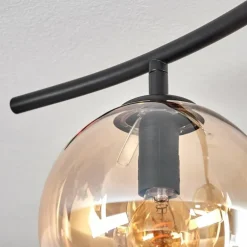 Gastor Plafonnier, Boule lumineuse Ambre, 6 lumières