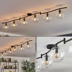 Gastor Plafonnier, Boule lumineuse Clair, 6 lumières