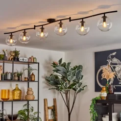 Gastor Plafonnier, Boule lumineuse Clair, 6 lumières