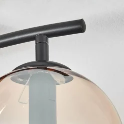 Gastor Plafonnier, Boule lumineuse Ambre, Clair, 2 lumières