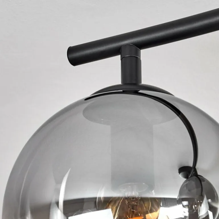 Gastor Plafonnier, Boule lumineuse Clair, Fumé, 4 lumières