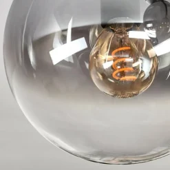 Gastor Plafonnier, Boule lumineuse Clair, Fumé, 4 lumières