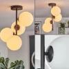 Gastor Plafonnier, Boule lumineuse Transparent, 4 lumières