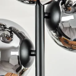 Gastor Plafonnier, Boule lumineuse Chrome, Fumé, 6 lumières
