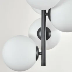 Gastor Plafonnier, Boule lumineuse Transparent, 8 lumières