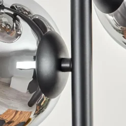 Gastor Plafonnier, Boule lumineuse Chrome, Fumé, 6 lumières