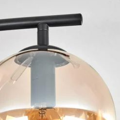 Gastor Plafonnier, Boule lumineuse Ambre, 4 lumières