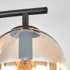 Gastor Plafonnier, Boule lumineuse Ambre, Clair, 4 lumières