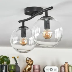 Gastor Plafonnier, Boule lumineuse Clair, 2 lumières