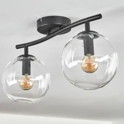 Gastor Plafonnier, Boule lumineuse Clair, 2 lumières
