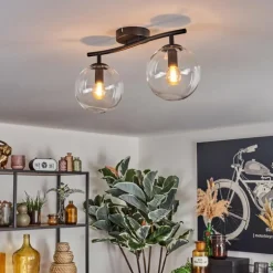 Gastor Plafonnier, Boule lumineuse Clair, 2 lumières