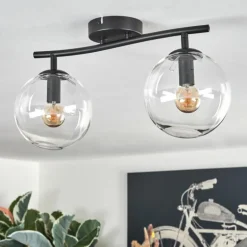 Gastor Plafonnier, Boule lumineuse Clair, 2 lumières