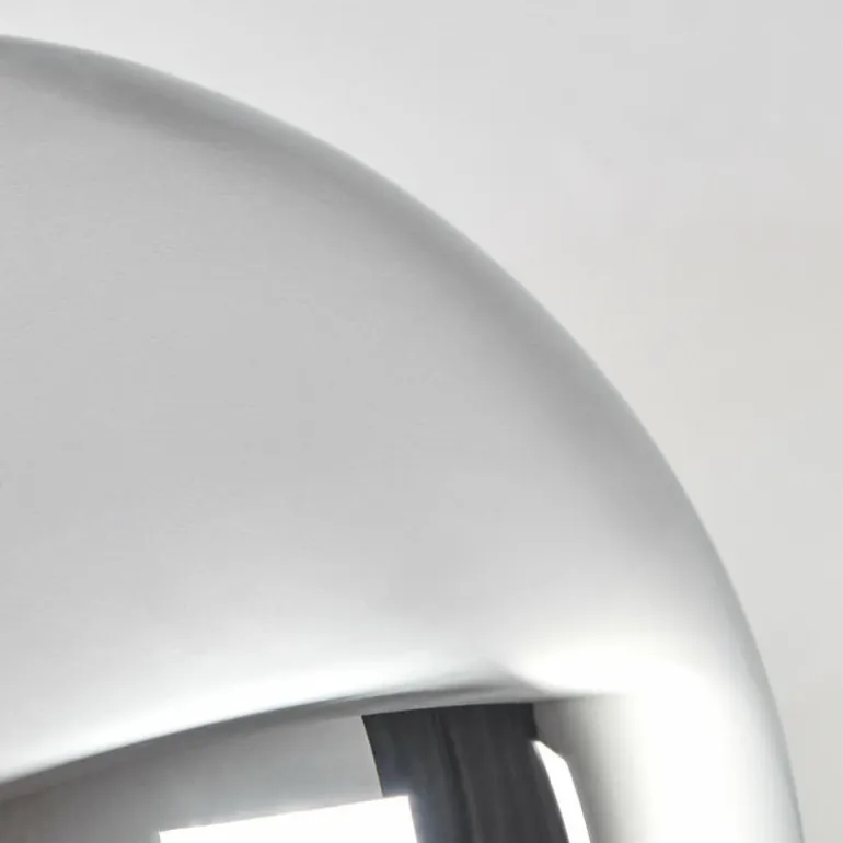 Gastor Plafonnier, Boule lumineuse Chrome, Fumé, 2 lumières