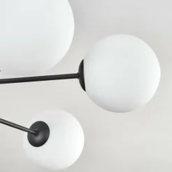 Gastor Plafonnier, Boule lumineuse Blanc, 6 lumières