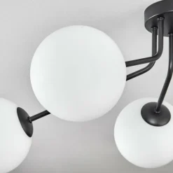 Gastor Plafonnier, Boule lumineuse Blanc, 6 lumières