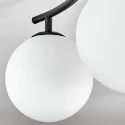 Gastor Plafonnier, Boule lumineuse Blanc, 2 lumières
