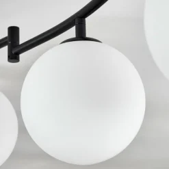 Gastor Plafonnier, Boule lumineuse Blanc, 6 lumières