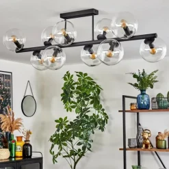 Gastor Plafonnier, Boule lumineuse Clair, 10 lumières
