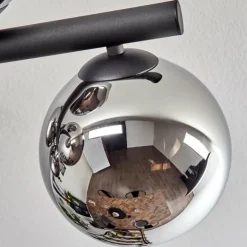Gastor Plafonnier, Boule lumineuse Chrome, Fumé, 10 lumières