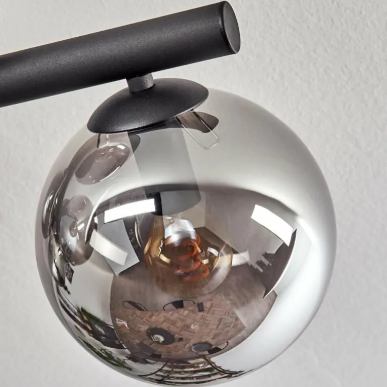 Gastor Plafonnier, Boule lumineuse Fumé, 10 lumières