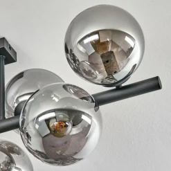 Gastor Plafonnier, Boule lumineuse Fumé, 8 lumières
