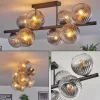 Gastor Plafonnier, Boule lumineuse Clair, Fumé, 8 lumières