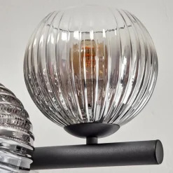 Gastor Plafonnier, Boule lumineuse Clair, Fumé, 8 lumières