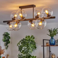 Gastor Plafonnier, Boule lumineuse Clair, 8 lumières