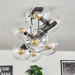 Gastor Plafonnier, Boule lumineuse Clair, 8 lumières