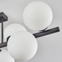 Gastor Plafonnier, Boule lumineuse Blanc, 8 lumières