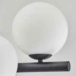 Gastor Plafonnier, Boule lumineuse Blanc, 8 lumières