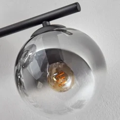 Gastor Plafonnier, Boule lumineuse Clair, Fumé, 4 lumières