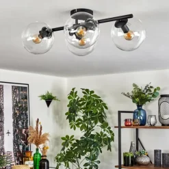 Gastor Plafonnier, Boule lumineuse Clair, 4 lumières