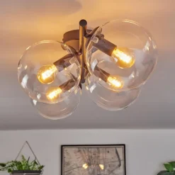 Gastor Plafonnier, Boule lumineuse Clair, 4 lumières