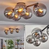 Gastor Plafonnier, Boule lumineuse Fumé, 5 lumières