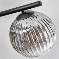 Gastor Plafonnier, Boule lumineuse Clair, Fumé, 5 lumières