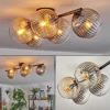Gastor Plafonnier, Boule lumineuse Ambre, Clair, Fumé, 5 lumières