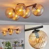 Gastor Plafonnier, Boule lumineuse Ambre, 5 lumières