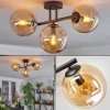 Gastor Plafonnier, Boule lumineuse Ambre, 3 lumières
