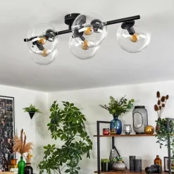 Gastor Plafonnier, Boule lumineuse Clair, 5 lumières