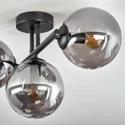 Gastor Plafonnier, Boule lumineuse Fumé, 3 lumières