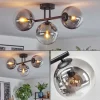 Gastor Plafonnier, Boule lumineuse Clair, Fumé, 3 lumières